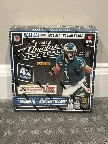 2024 Panini Absolute Football Mega Box Factory Sealed KABOOM 1 Auto/Mem 42 Cards