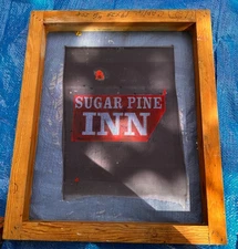 Vintage Silk Screen Printing Frame. Wood, , 23" X 19" Outside Measurement