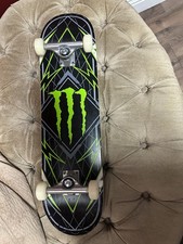 Custom Rare Monster Energy Skateboard With Full Deck And Wheels Brand New