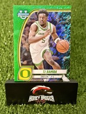 2024-25 Bowman Chrome U Basketball TJ Bamba Green Shimmer Refractor Color Match