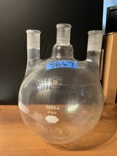 Kimax 5000ml 3 Neck 29/42 Round Bottom Flask