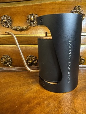 Starbucks Reserve Copper Pour-Over Kettle Black Sleeve Coffee & Tea Theme
