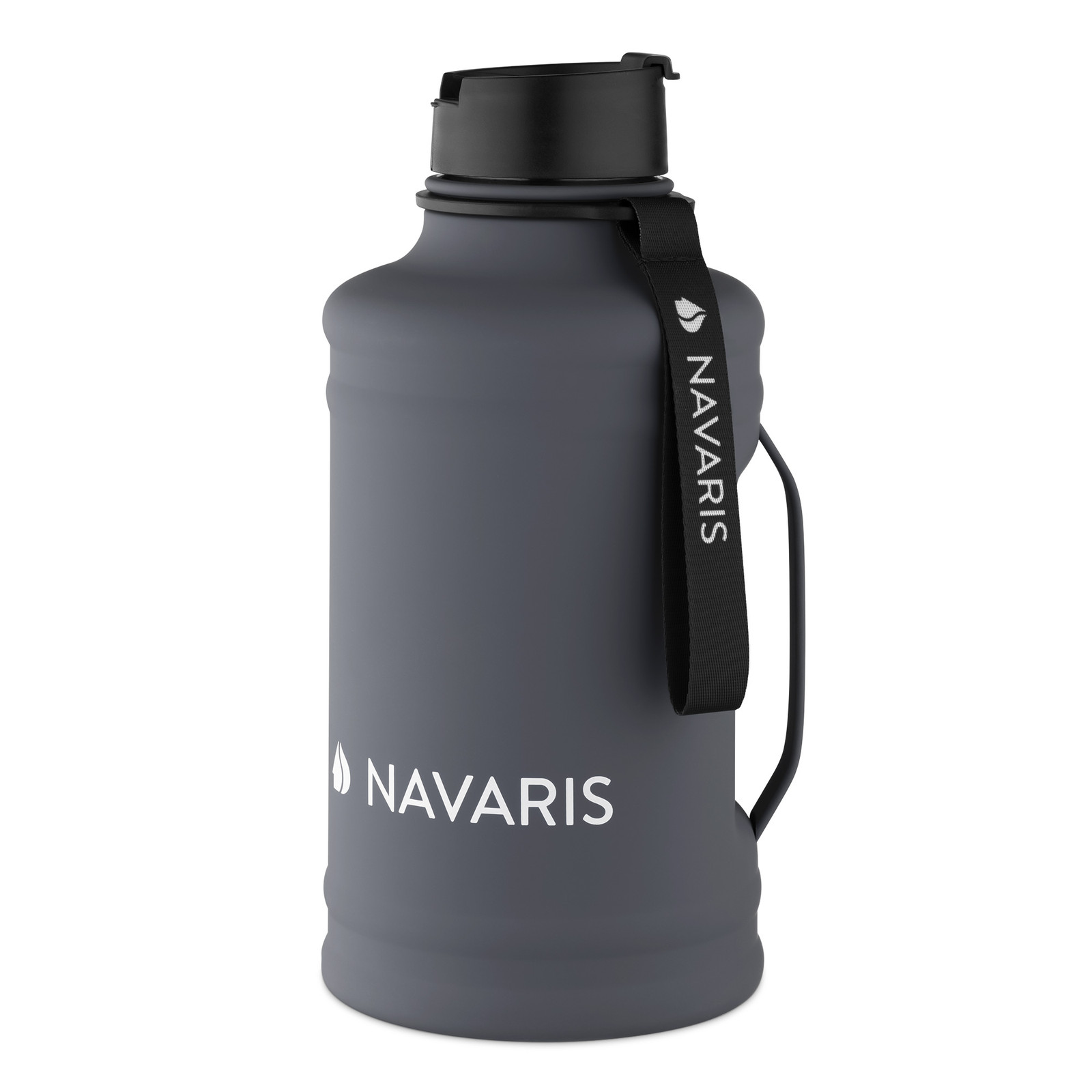 Cantimplora de acero inoxidable con asa botella de agua deportiva de 2.2 L
