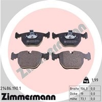 Zimmermann BremsbelÄGe BMW 5 E39 E34 7 E38 X3 E83 X5 E53 Alpina B10 E39
