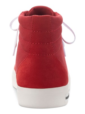 NWT SUN STONE Mens Red Jett Round Toe Platform Lace-Up Sneakers Shoes 9 M SUN STONE Mens Red Cushioned Jett Round Toe Platform Lace-Up  main image 3
