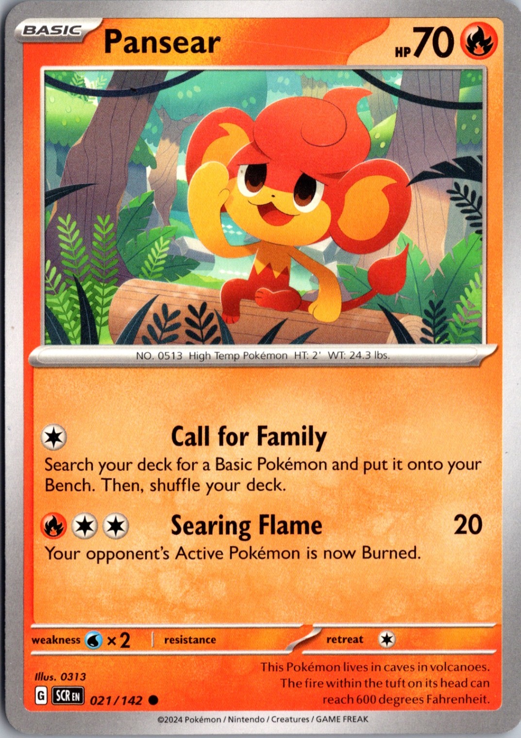 Pansear Normal Common SV07: Stellar Crown 021/142 NM