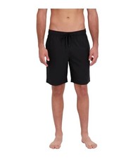 Nautica Mens Swim Shorts Black Pockets Stretch Quick-Dry UPF 50 Mesh Lined