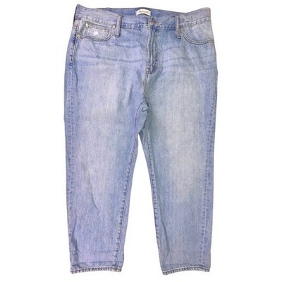 Madewell The Perfect Vintage Jean Women's 34 High Rise Tapered Light Wash