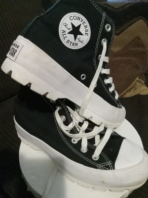 womens Platform converse size 8 high top