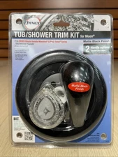 Danco Tub/Shower Trim Kit Matte Black 11083