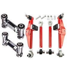Front Upper & Lower Control Camber Arms for Nissan 240SX S13 180SX 1989-1994 6PC