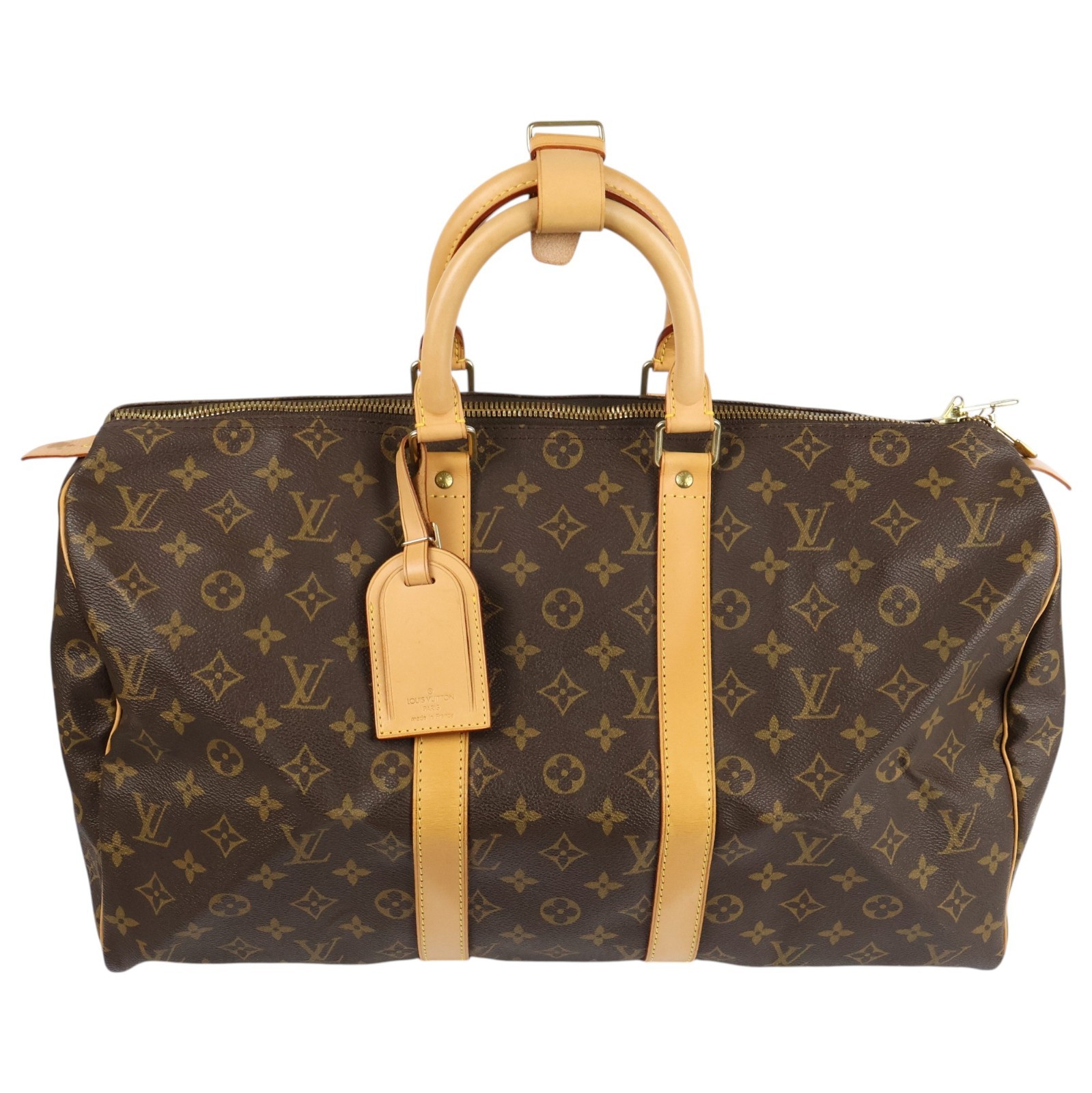 Louis Vuitton Keepall 45 Monogram Travel Bag Authentic Vintage