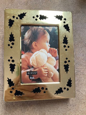 New Burnes of Boston Photo Album 50 Holds 100 Photos Photo Pages 4"X6" Metal