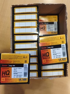 17x Kodak Imagelink HQ Mikrofilm 16mm x 30.5m (100 ft) – Konvolut / OVP
