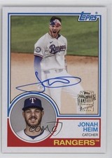 2024 Topps Archives 1983 Fan Favorite Jonah Heim #83FF-JH Auto 4g8