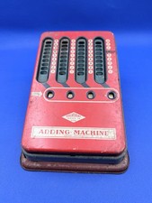 Vintage Wolverine Supply MFG Tin Toy Adding Machine - GOOD CONDITION, WORKS