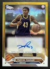 2023-24 Topps Chrome Autographs Pascal Siakam Pacers Gold /50 CG-PS