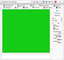 2TB Seagate ST2000LM007 HDD 1R8174-570 DOM: 31OCT2025 pcb: 100835923 REV C