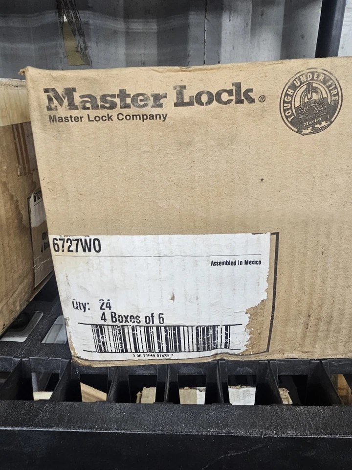 NUEVO Master Lock 6727WO Nº Candado 6727 ProSeries sin cilindro paquete de 24 Foto 2 de 2