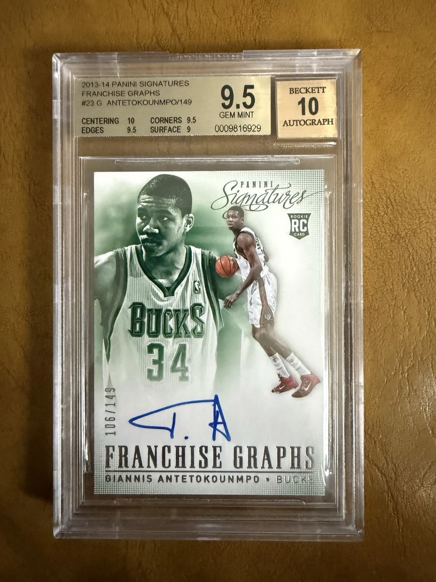 Giannis Antetokounmpo Grade 9.5 Basketball 2013-14 Season Sports
