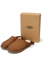 UGG PLUSH Women s Sz 8 M LANAH CLOG Chestnut Brown Flip Up Strap New, Comfy