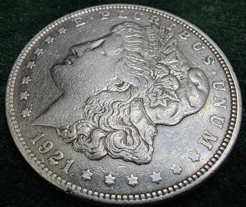 1921-D Morgan Silver Dollar, VF/XF Condition, 90% Silver Collector's Item!