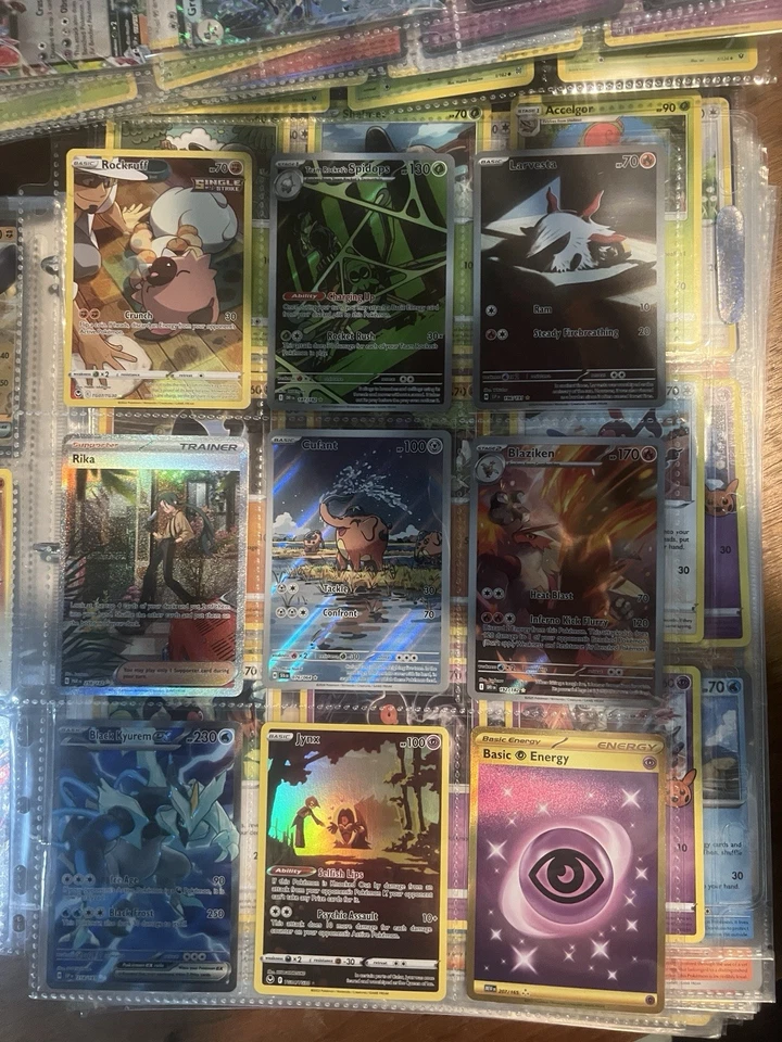 62 页 大量活页夹 Pokemon 卡系列 批量 Wotc 复古 Full Arts Holos — 第 4/4 张图片