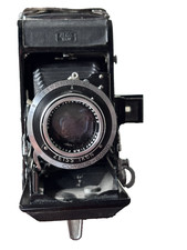 Zeiss Ikon Ikonta 521/2 6x9 Camera w/ Carl Zeiss Jena 105mm f3.5 Tessar Red T