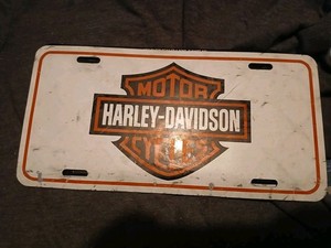 Harley Davidson Decorative License Plate