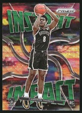 2021-22 Panini Prizm Instant Impact  Green Wave #2 Cameron Thomas RC Rookie Card