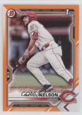 2021 Bowman Draft Orange 18/25 Matheu Nelson #BD-103 nd3