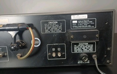 Sansui TU-717 AM/FM Stereo Tuner - Made In Japan - | eBay