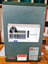 Outback Power 6 AC Breakers and Enclosure with 6 Bus Bars