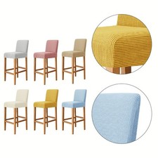 Housse de Tabouret Haute Anti-boulochage Anti-Rides Haute Élasticité Lavable e