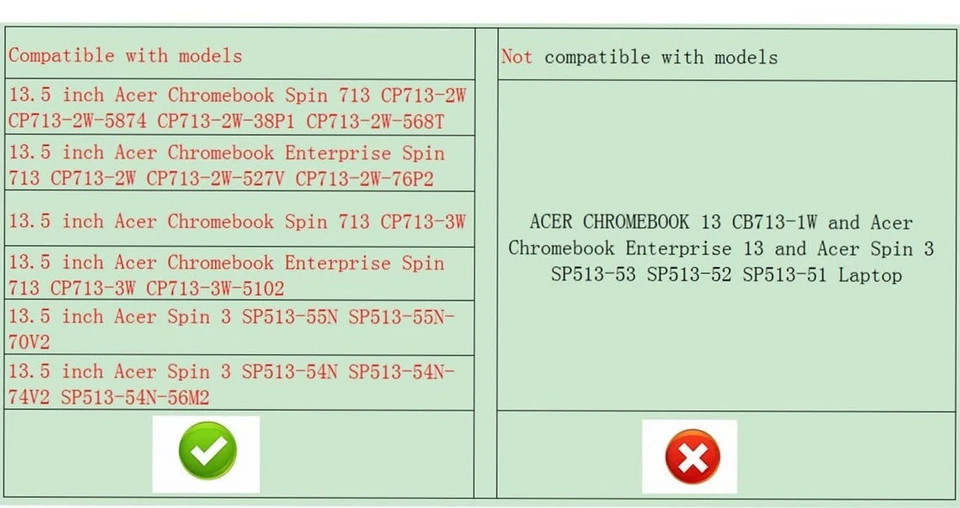 Alapmk Protective Case For 13.5" Acer Chromebook Spin 713 713 CP713-2W CP713-3W. - Image 2 of 4