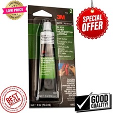 3M BONDO 03602 1OZ TUBE BLACK SUPER WEATHERSTRIP GASKET ADHESIVE GLUE 711488 New