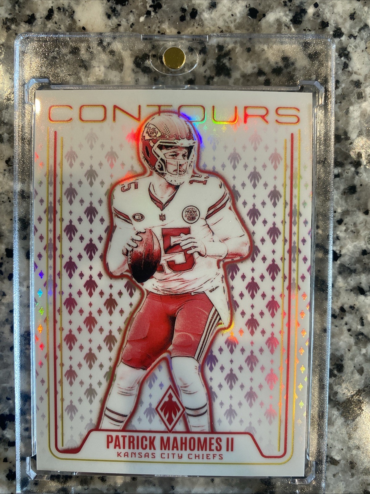 Patrick Mahomes II 2024 Panini Football Phoenix Contours #CON-PMS /80 Chiefs
