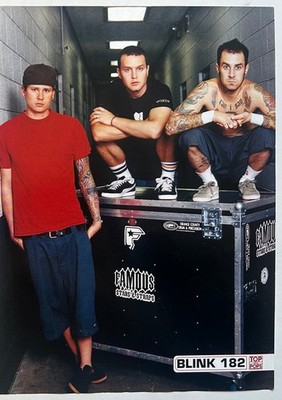 BLINK 182   Full page UK magazine poster