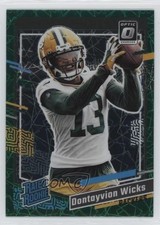 2023 Panini Donruss Optic Preview Green Velocity Prizm Dontayvion Wicks 1lj7