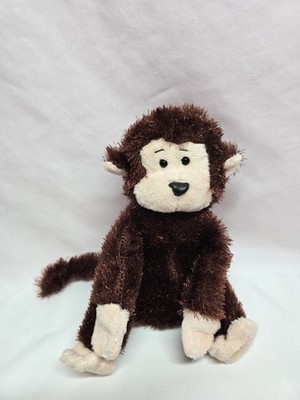 GANZ Webkinz Lil Kinz Monkey Shaggy NO CODE HS008 Plush Toy Stuffed Animal 