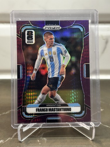 2026 Panini Prizm Fifa World Cup - Franco Mastantuono #20 Purple Hyper Prizm...