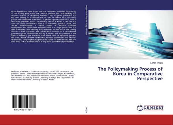 The Policymaking Process Of Korea In Comparative Perspective Ganga Thapa-image