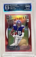 2020 Panini Chronicles Legacy Update Justin Jefferson Rookie Red /99 (RC) #209