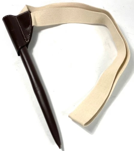 REVOLUTIONARY WAR BRITISH BROWN BESS MUSKET RIFLE BAYONET CARRY SCABBARD & STRAP