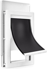 3-Flap Pet Door for Wall Dog Door for Wall Exterior, Large Doggie Door for Walls