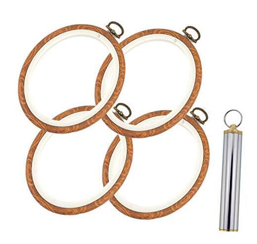 4 Inch Embroidery Frame,Embroidery Hoop,Hoop Embroidery, Imitated Wood X-44