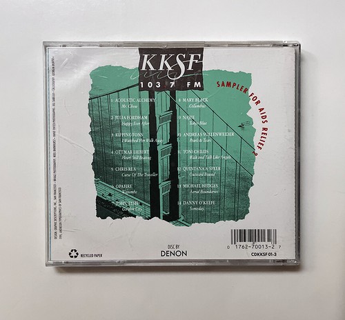 KKSF Sampler For AIDS Relief Volume 2 CD Smooth Jazz New Age San Francisco - Picture 2 of 2