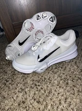 🔥Size 7 Nike Force Zoom Trout 9 Pro Metal Baseball Cleats White FB2907-100 Mens