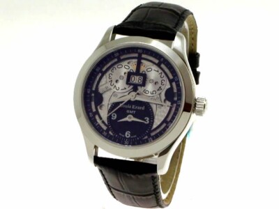 Louis Erard 1931 94205 AA02A nniversary GMT Dual Time Big Date Automatic SS