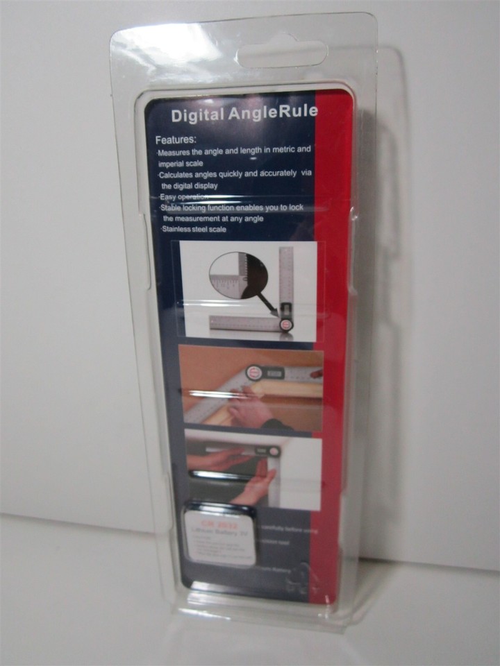 Duratool (D01909) Stainless Steel 0° to 360° Digital Metric/Imperial ...